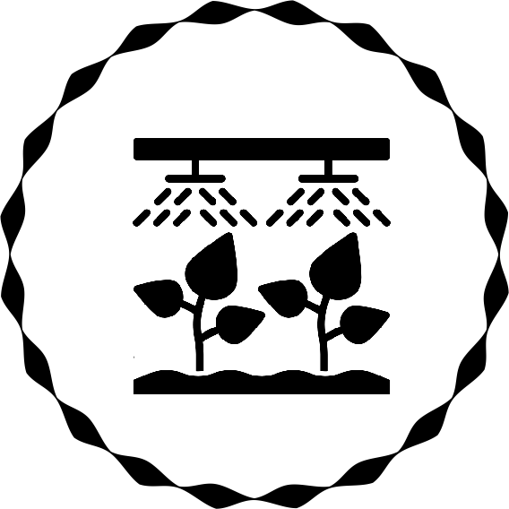 Schwarz-weiße geometrische Form